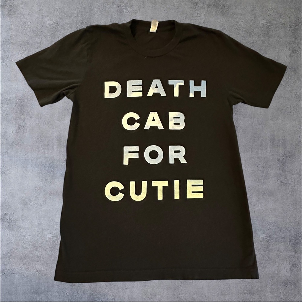 Death Cab For Cutie Band Tee Mens Small Black Excellent 2018 Tour Graphic Shirt